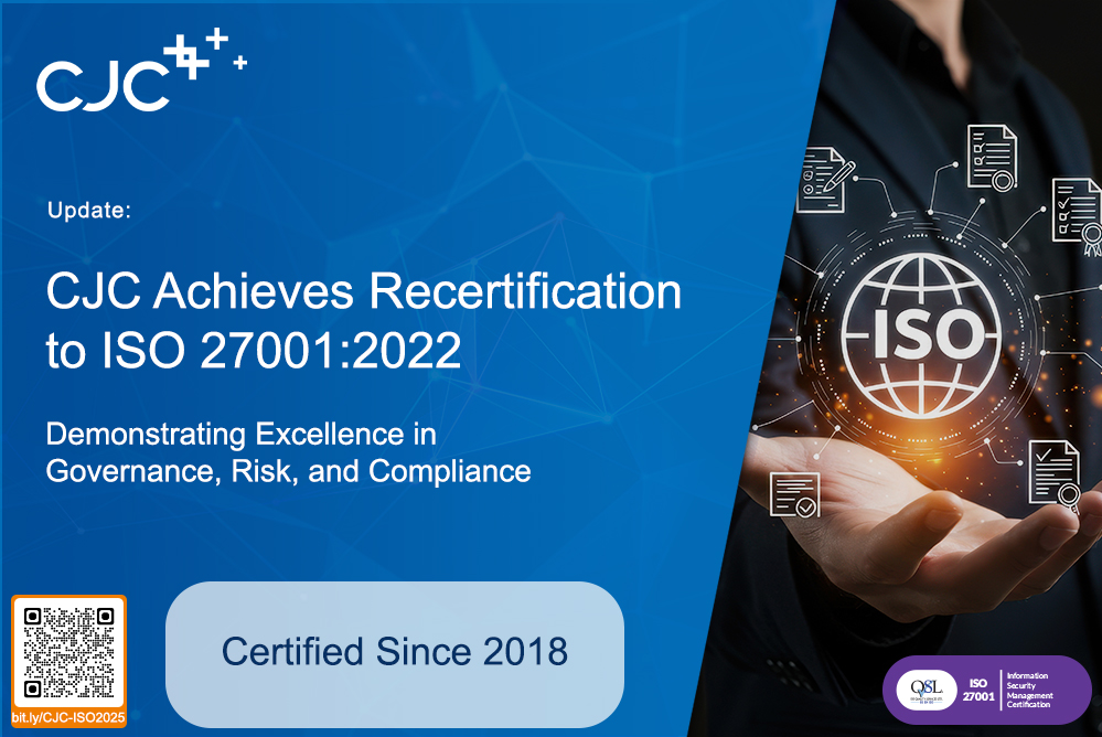 News - 08092025 - Recertification to ISO 270012022 Feature Image 999x668